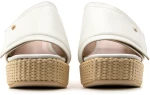 BACALI COLLECTION LEATHER PLATFORMS WOMEN BACALI COLLECTION ΕΚΡΟΥ- ΜΠΕΖ (BCL-K23-01-CREAM-L)