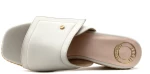 BACALI COLLECTION LEATHER PLATFORMS WOMEN BACALI COLLECTION ΕΚΡΟΥ- ΜΠΕΖ (BCL-K23-01-CREAM-L)