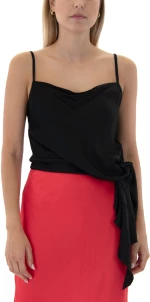 MATCHBOX SATIN TIE SIDE SLEEVELESS TOP WOMEN MATCHBOX ΜΑΥΡΟ (MTCHBX-LD1611-BLACK)