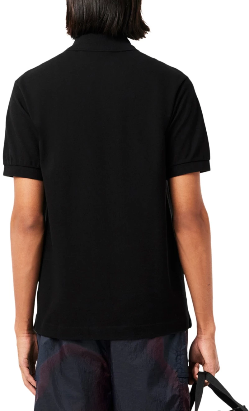 LACOSTE ORIGINAL REGULAR FIT POLO T-SHIRT MEN LACOSTE ΜΑΥΡΟ (L1212-031)