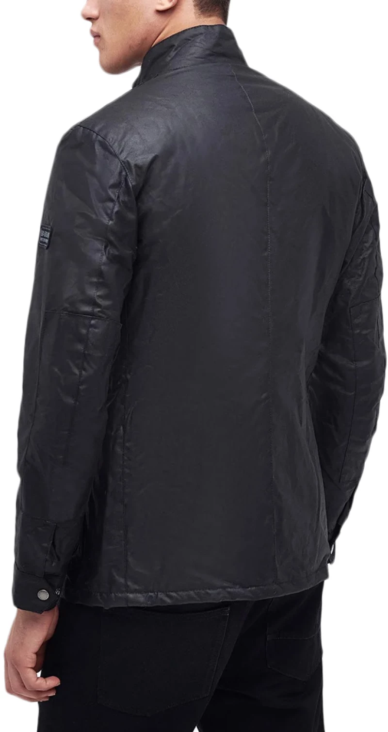 BARBOUR DUKE WAX JACKET MEN BARBOUR INTERNATIONAL ΜΑΥΡΟ (MWX0337-BK91)