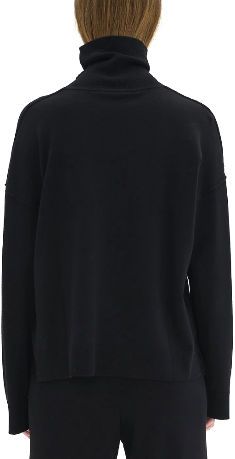 MY ESSENTIAL WARDROBE EMMA KNIT TURTLENECK PULLOVER WOMEN MY ESSENTIAL WARDROBE ΜΑΥΡΟ (10704853-100031)