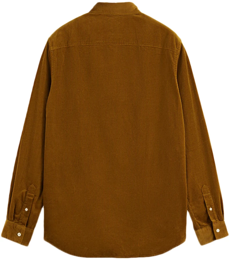 SCOTCH n SODA SOLID CORDUROY LONGSLEEVE SHIRT MEN SCOTCH & SODA CAMEL (178709-7341)