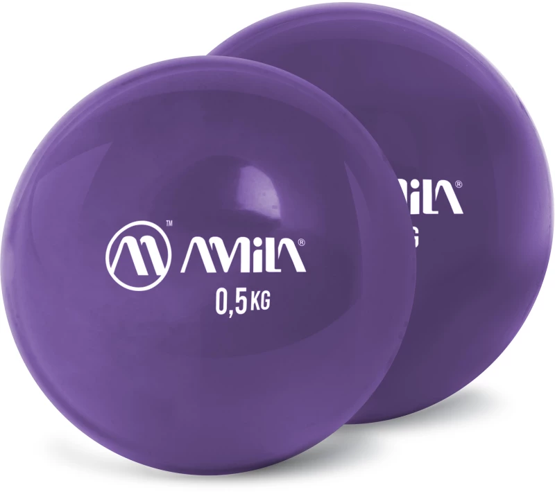 AMILA Palm Ball Two-Pack 0,5Kg Μωβ (96711)