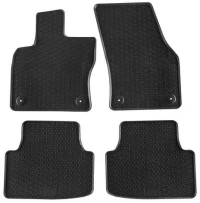 Λαστιχένια Πατάκια Geyer & Hosaja Για Audi Q3 II 2018+, VW Tiguan 2016-2024 4 Τεμάχια, Μαύρα 879/4C