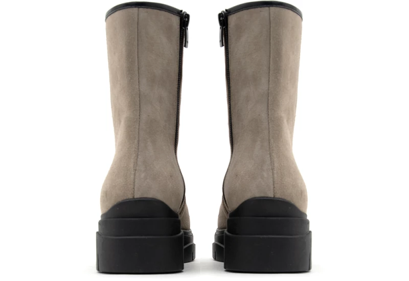 BE ON RHEA SUEDE BIKER BOOTS WOMEN BE ON ΠΟΥΡΟ (BN-XJ6-S)