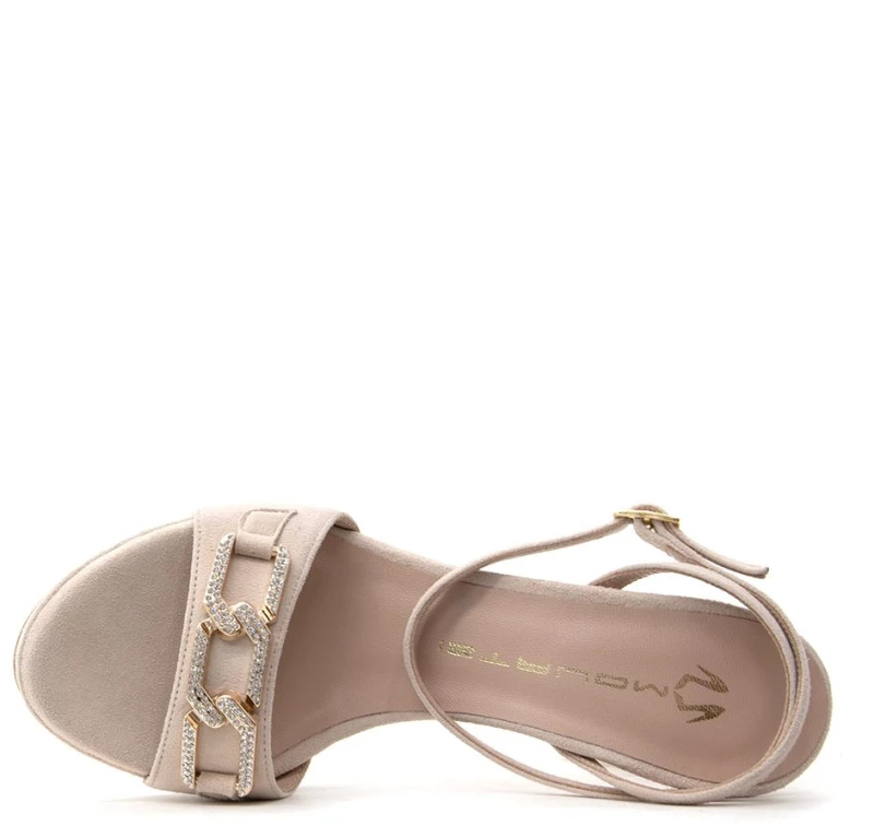 MOURTZI SUEDE HIGH HEEL SANDALS WOMEN MOURTZI ΜΠΕΖ (MRTZ-75/75140-S)