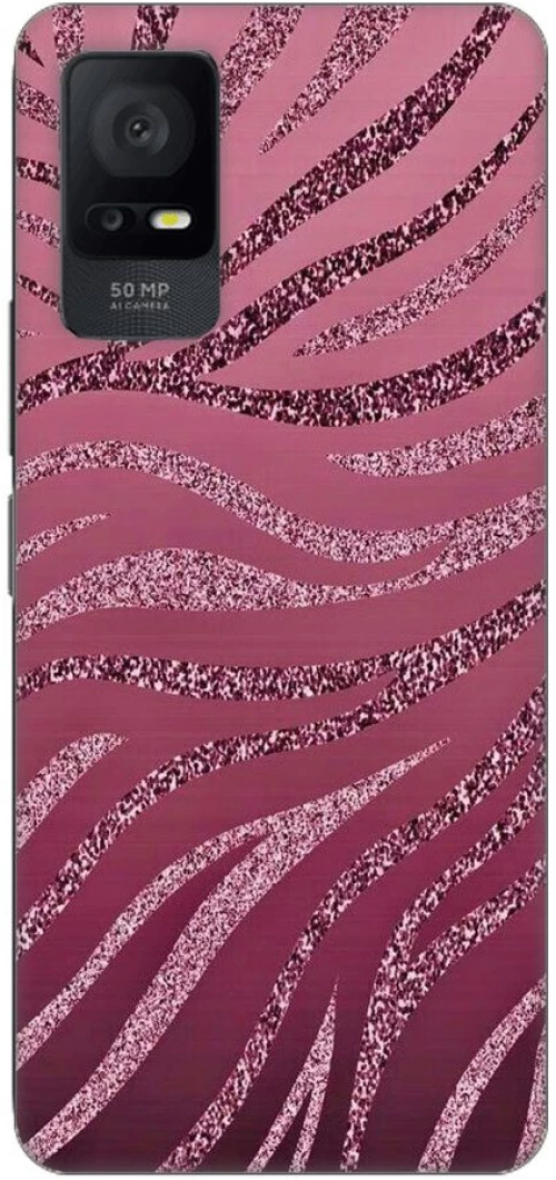 Pink Zebra  Silicone Case θήκη για TCL 408