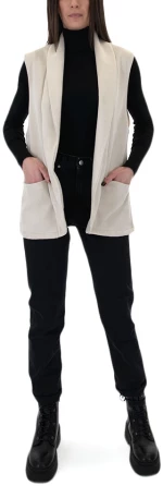 MATCHBOX SLEEVELESS BLAZER WOMEN MATCHBOX ΜΠΕΖ (MTCHBX-8115-BEIGE)