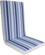 Μαξιλάρι Με Πλάτη Με Εκρού-Μπλε Ρίγα EPAM CUS-FOLD/4 43x95x5εκ. Πλάτη 55εκ.