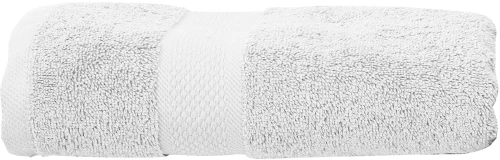 Πετσέτα Μπάνιου Μονόχρωμη Πενιέ 600gr/m2 70x140εκ Λευκό Luxor Viopros