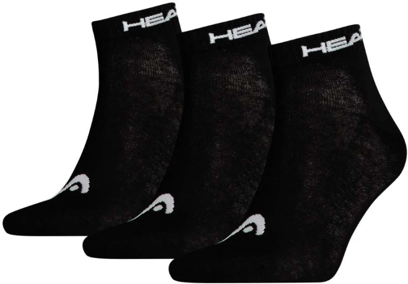 ΚΑΛΤΣΕΣ HEAD QUARTER 3Pack UNISEX Black (761011001-200) H1200043