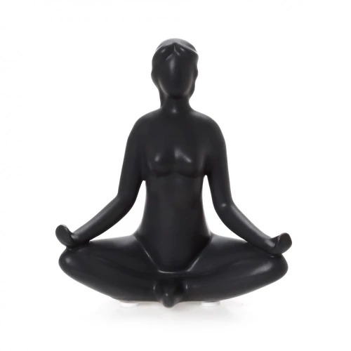 HFA Φιγούρα Mignon Γυναίκα Yoga Lotus Black 13cm