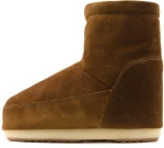 MOON BOOT SUEDE ICON NO LACE AMBIDEXTROUS LOW BOOTS UNISEX MOON BOOT ΚΑΦΕ (14094000-002)