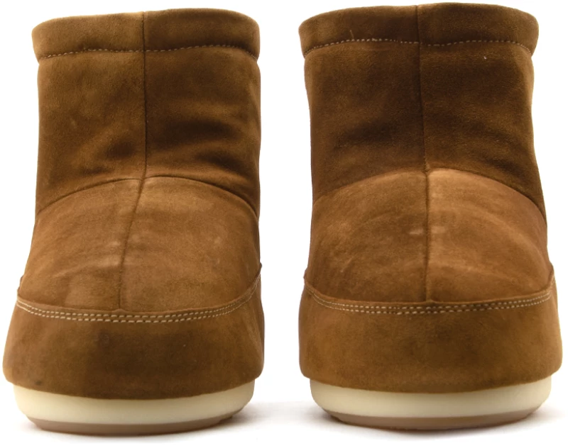 MOON BOOT SUEDE ICON NO LACE AMBIDEXTROUS LOW BOOTS UNISEX MOON BOOT ΚΑΦΕ (14094000-002)