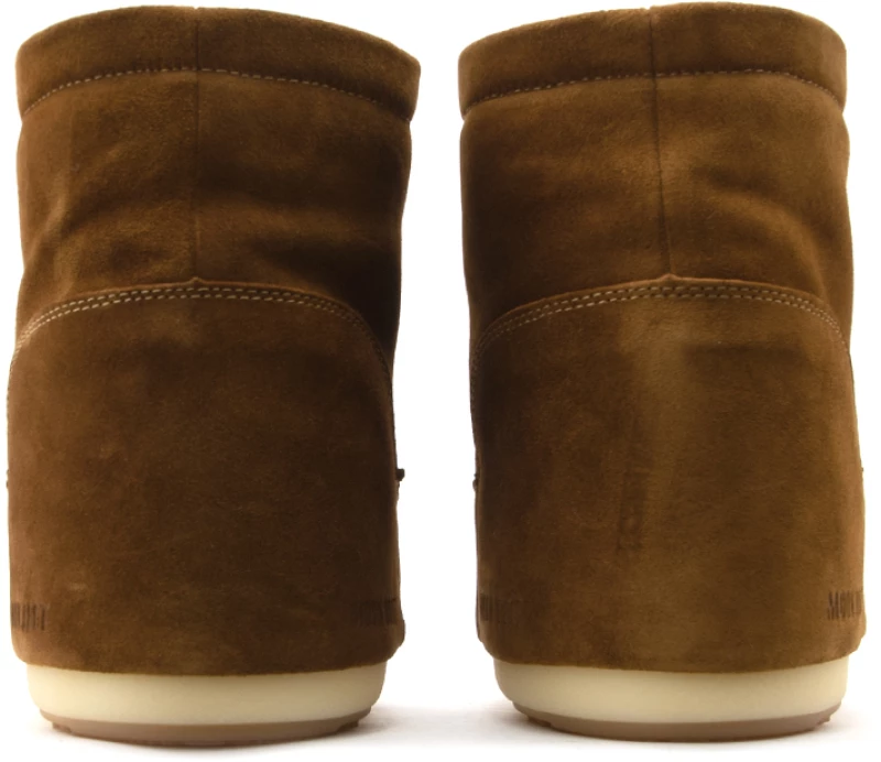 MOON BOOT SUEDE ICON NO LACE AMBIDEXTROUS LOW BOOTS UNISEX MOON BOOT ΚΑΦΕ (14094000-002)