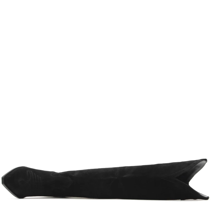 I ATHENS SUEDE BOOTS WOMEN I ATHENS ΜΑΥΡΟ (THNS-B301-BLACK-S)