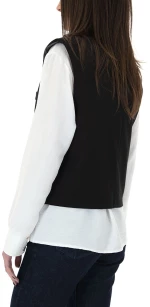 MATCHBOX VEST WOMEN MATCHBOX ΜΑΥΡΟ- ΜΠΕΖ (MTCHBX-9627-BLACK-BEIGE)