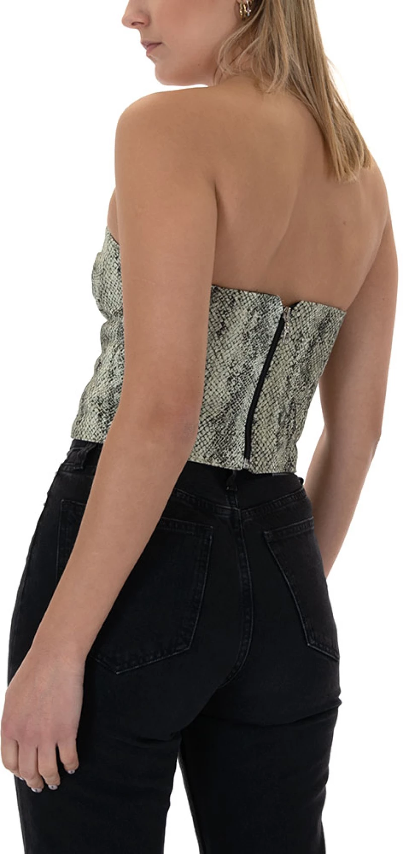 STUDIO 83 MARA DENIM COBRA BUSTIER WOMEN STUDIO 83 ΜΑΥΡΟ- ΠΡΑΣΙΝΟ (PF154A3-KHAKI)