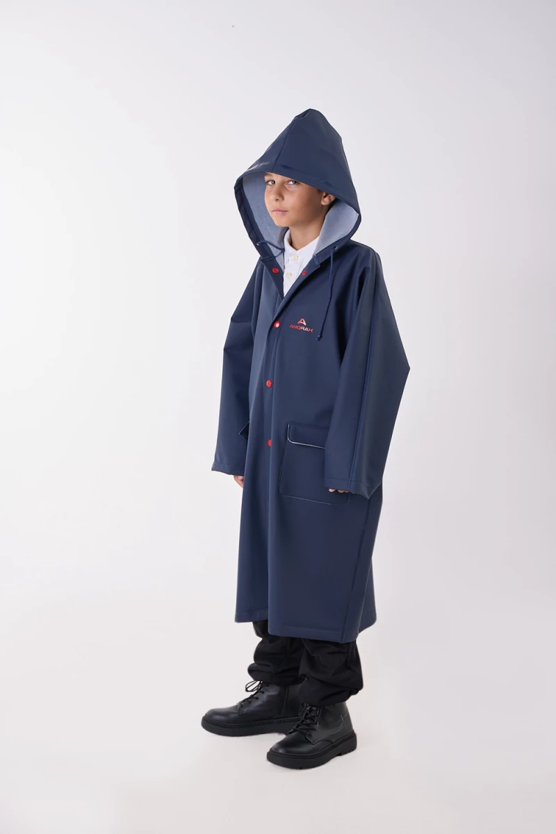 Anorak Αδιάβροχη Παιδική Καπαρντίνα Walker® flex x-long kids - Μπλέ
