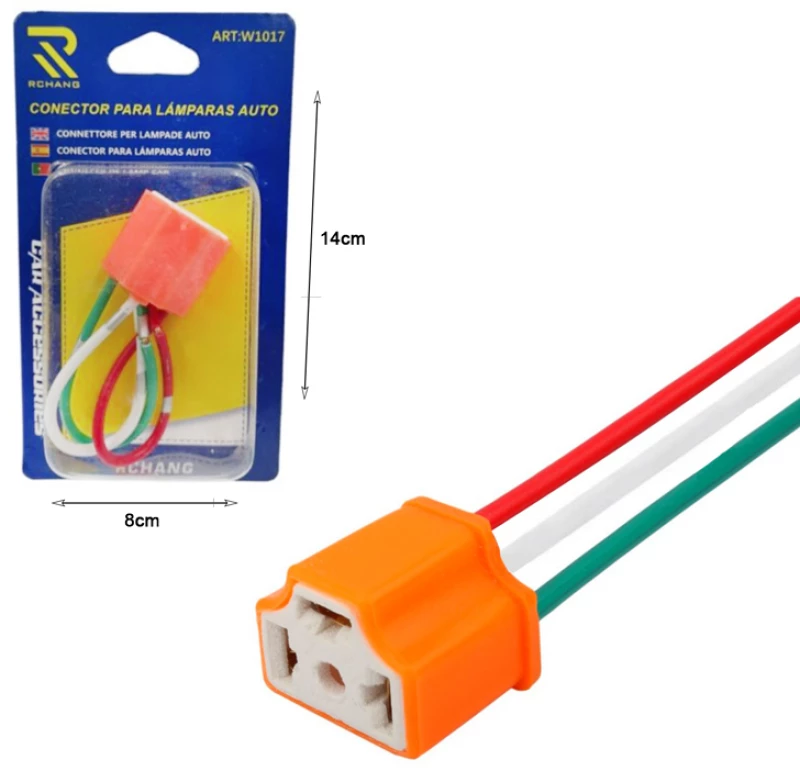 Rchang Αντάπτορας για Λάμπες Φις H4 W1017 - Light Connector Adapter