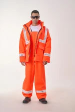 Anorak Κοστούμι Θάλασσας Υψηλής Ευκρίνειας (Εn471) Dock® long- Ανακλαστικό