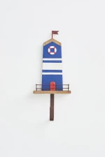 Κρεμάστρα Ξύλινη Μονή Φάρος 15x36cm