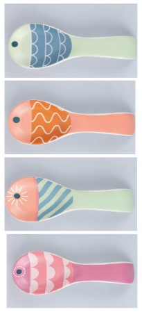 Κεραμική Κουταλιέρα Ψάρι 25x9cm