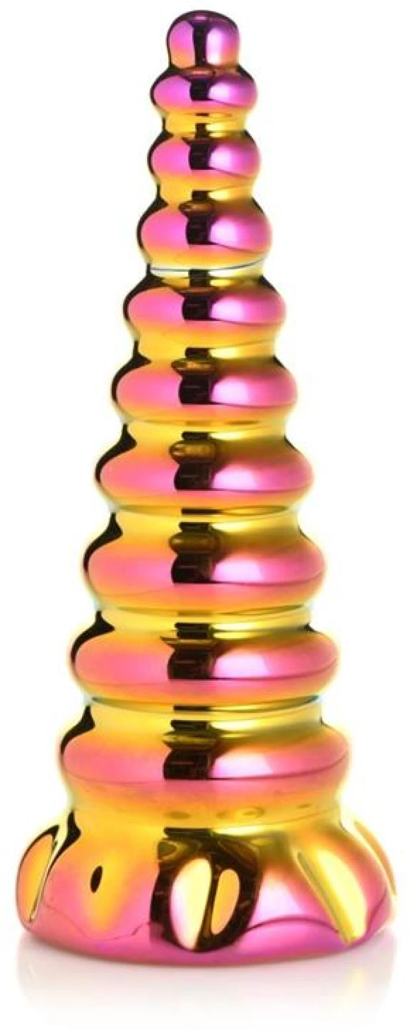 Twilinght Rainbow Borosilicate glass Dildo