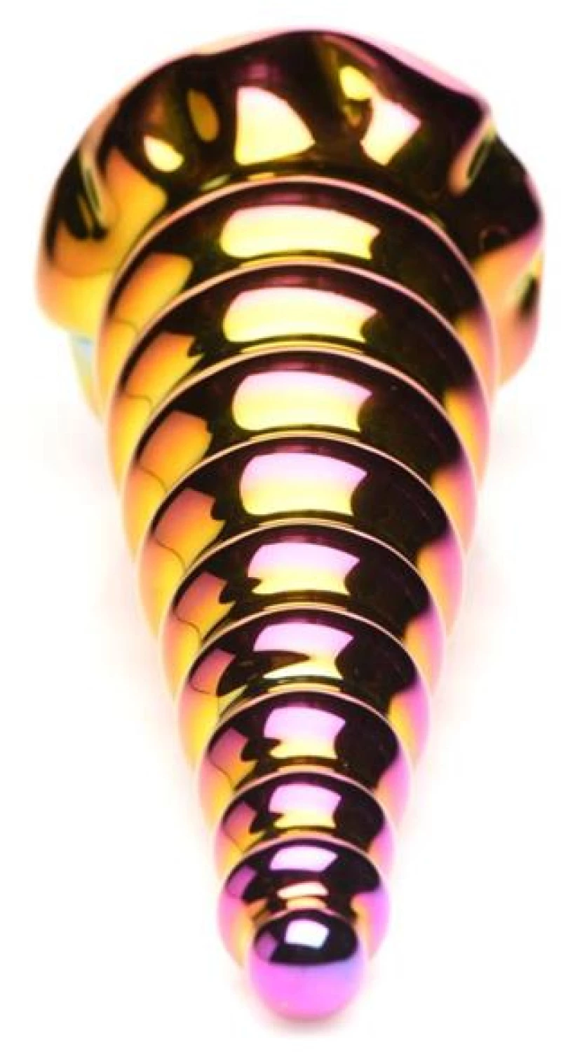 Twilinght Rainbow Borosilicate glass Dildo