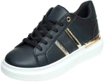 SNEAKER ΓΥΝΑΙΚΕΙΟ PLATO LY629 ΜΑΥΡΟ
