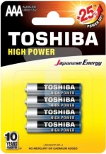 ΜΠΑΤΑΡΙΕΣ TOSHIBA ΑΛΚΑΛΙΚΕΣ ΑΑΑ