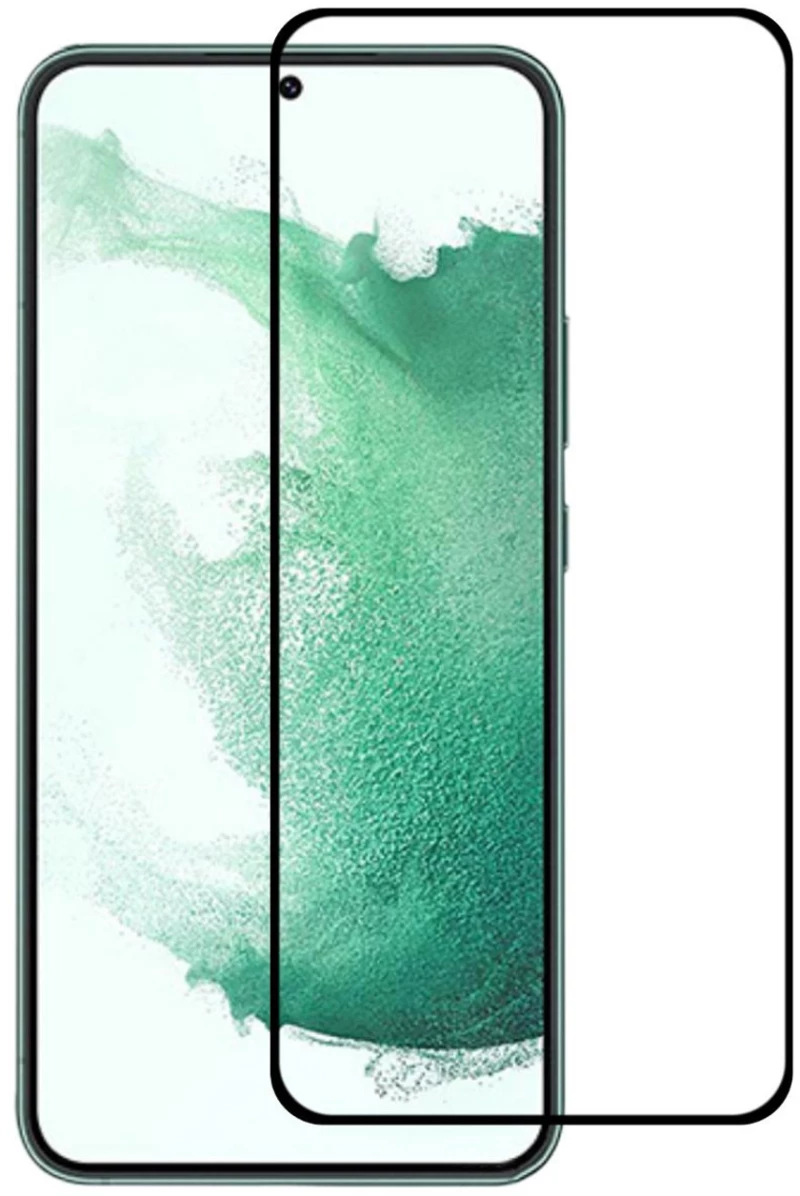 Tempered Glass DeTech  for Samsung Galaxy S23 Plus  3D Full Glue  0.3mm  Black - 52747