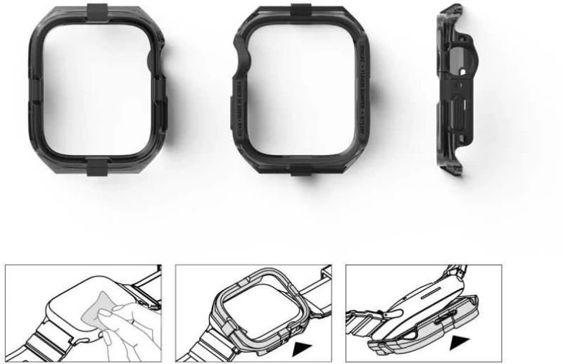 RINGKE FUSION BUMPER APPLE WATCH 10 (46 MM) BLACK
