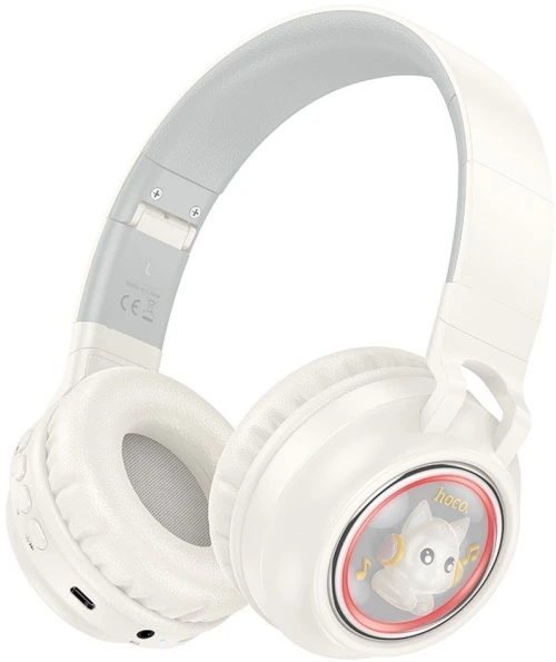 Hoco Wireless Bluetooth Headset W50 Milky White