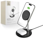 TECH-PROTECT QI15W-A39 2IN1 MAGNETIC MAGSAFE WIRELESS CHARGER BLACK