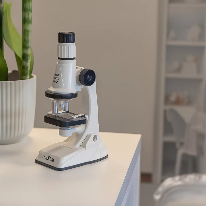 Εκπαιδευτικό μικροσκόπιο Maxlife MXMS-100 λευκό