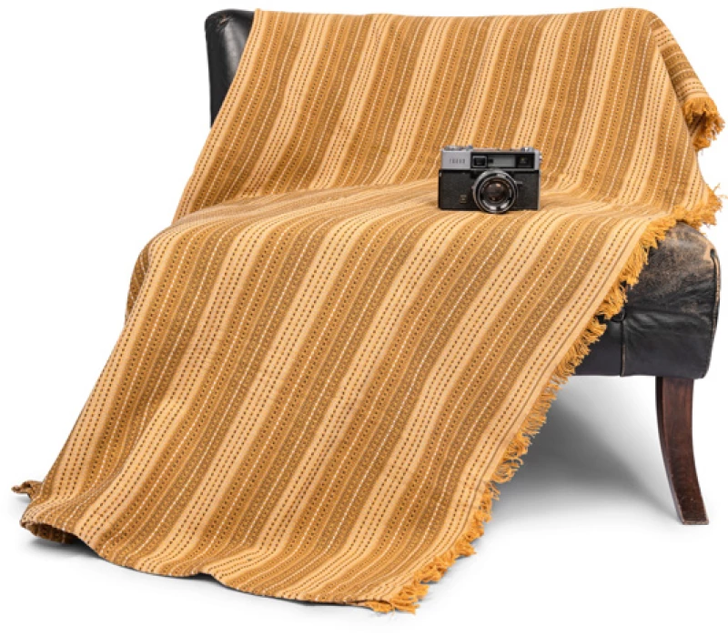 Ριχτάρι Τριθέσιου (170X280) Mcdecor 33001 MUSTARD - MCDECOR - 170X180
