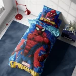 Σεντόνια Σετ 4 τεμ Marvel Spider-Man 714 160X240 Electric Blue 100% Cotton - -