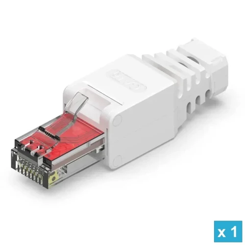 EZ-RJ456UTL - Cat.6 RJ45 Βύσμα χωρις θωράκιση, Tool Free - 1 τεμ