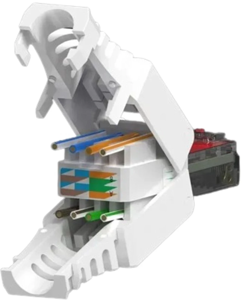 EZ-RJ456UTL - Cat.6 RJ45 Βύσμα χωρις θωράκιση, Tool Free - 1 τεμ
