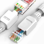 EZ-RJ456AUTW - Cat.6A, RJ45 Βύσμα χωρίς θωράκιση, Λευκό, Tool Free - 1 τεμ