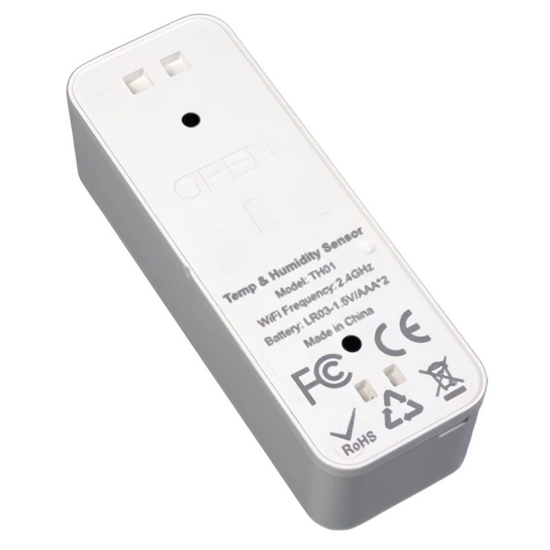 TH01 - Tuya WiFi Smart Αισθητήρας Θερμοκρασίας και Υγρασίας - Λευκό