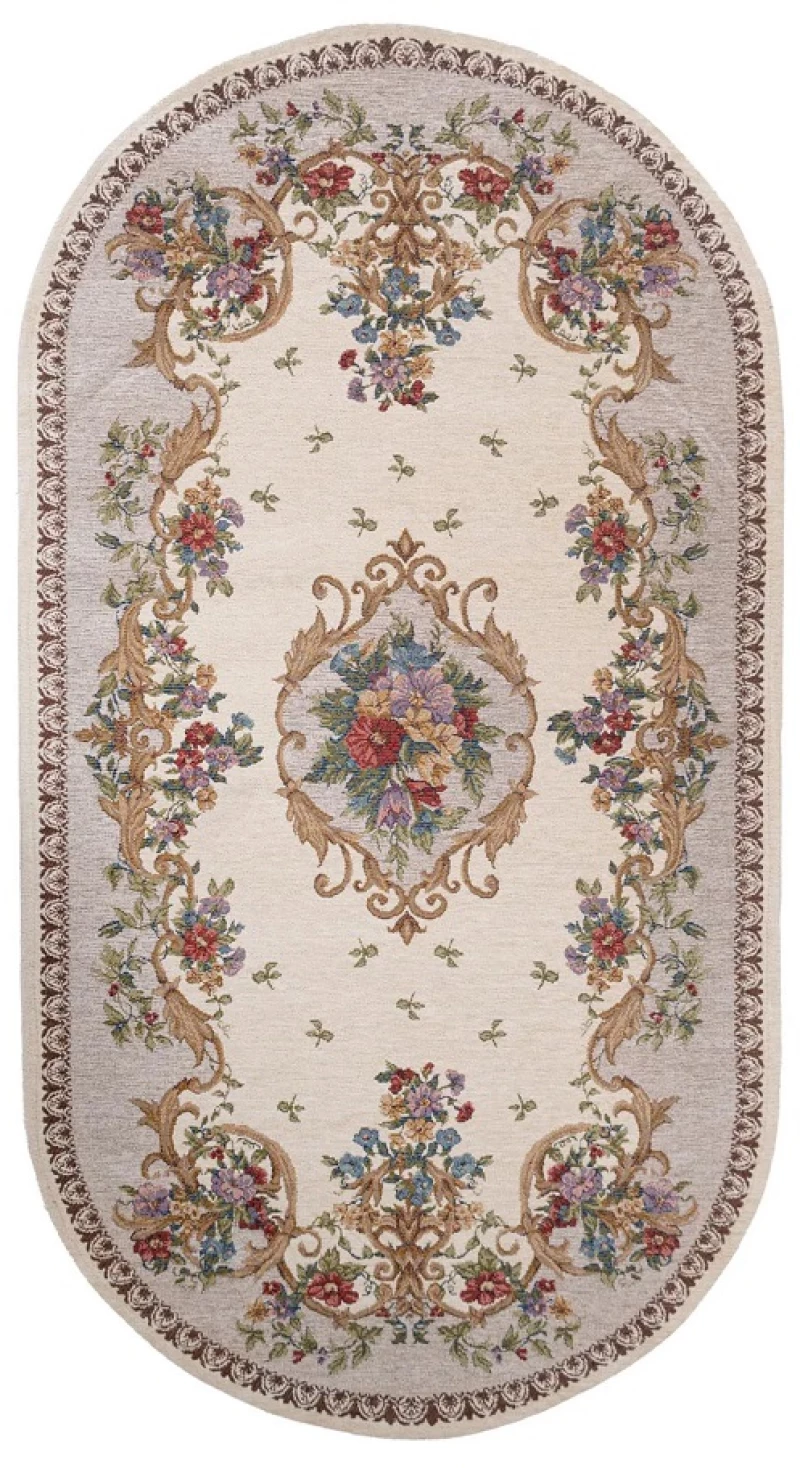 Χαλί αντιολισθητικό οβάλ 75x150 Canvas Aubuson 229 VS Royal Carpet