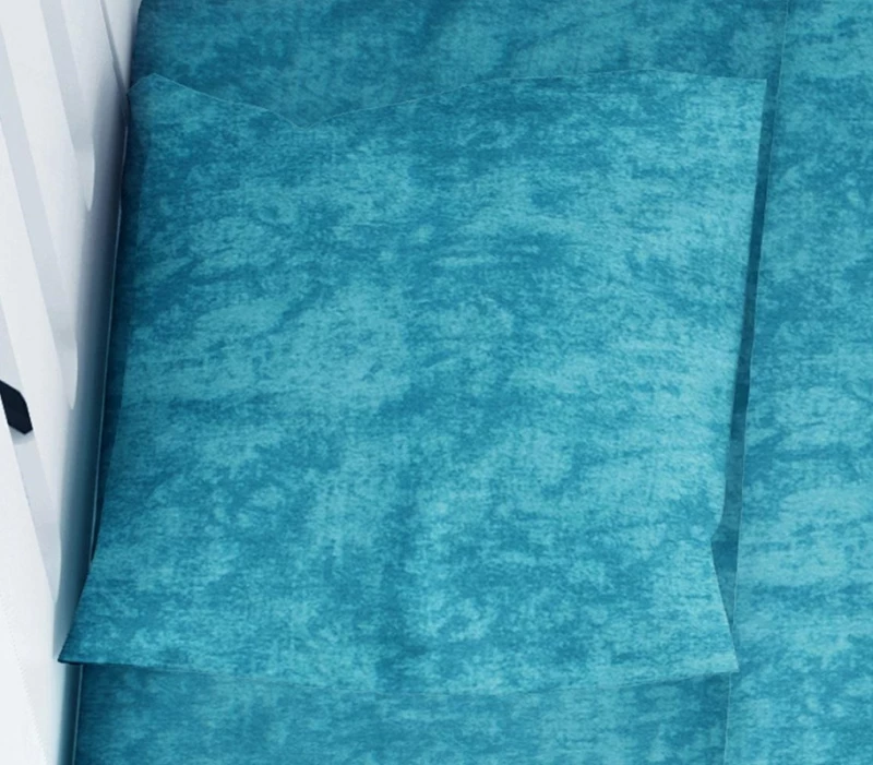 Σετ Σεντόνια Κούνιας (120x160) Premium Shadow 620 Turquoise βαμβακερά Dimcol
