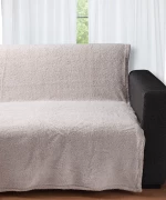 Διακοσμητικό fleece ριχτάρι 032B (150cm x 200cm) beige - -
