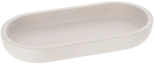 Σαπουνοθήκη Μπάνιου Polyresin 19,5x9,5x2,50εκ., Μπέζ