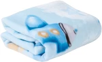 DAS BABY ΚΟΥΒΕΡΤΑ VELOUR 110X140 RELAX 4918 BLUE