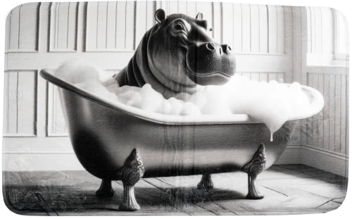 Πατάκι μπάνιου "HIPPO" 45x75cm