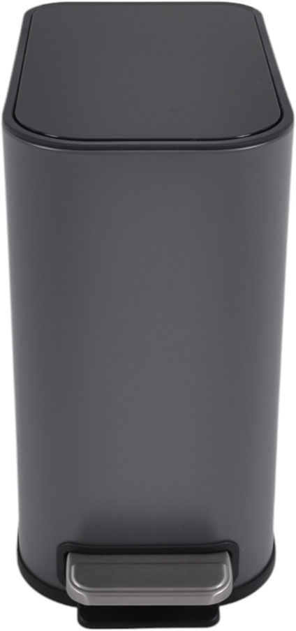 ΚΑΛΑΘΙ ΜΠΑΝΙΟΥ BELLO 5lt SOFT CLOSE SLIM  ΜΕΤΑΛΛΙΚΟ ΓΚΡΙ ΜΑΤ ANKOR